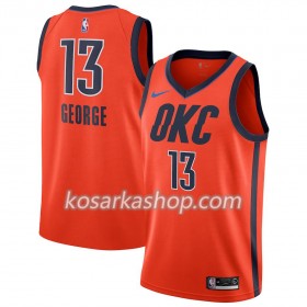 Dres Oklahoma City Thunder Paul George 13 Nike 2018-19 Narančasta Swingman